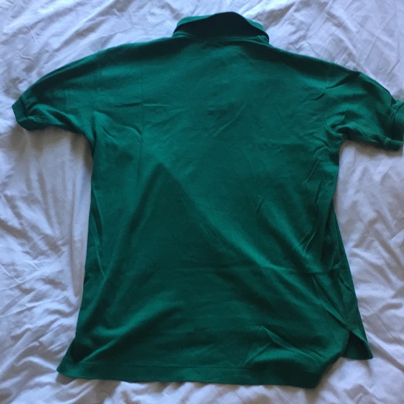 Vtg Polo Ralph Lauren Green Polo Red Pony sz L - Picture 4 of 4